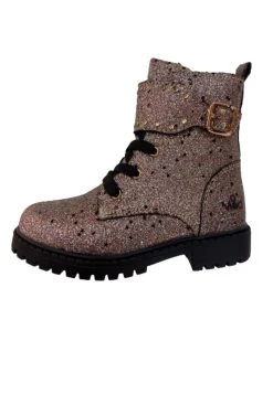 MOD8 Tinamo - Cowboy-/Bikerlaarzen - Rosa Glitter