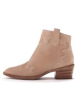 Marco Shoes Cowboy-/Bikerlaarsjes - Beige