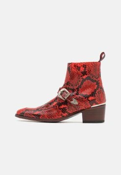JEFFERY WEST Manero Unisex - Cowboy-/Bikerlaarsjes - Red