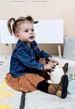 Bunnies Jr Cowboy-/Bikerlaarsjes - Bruin