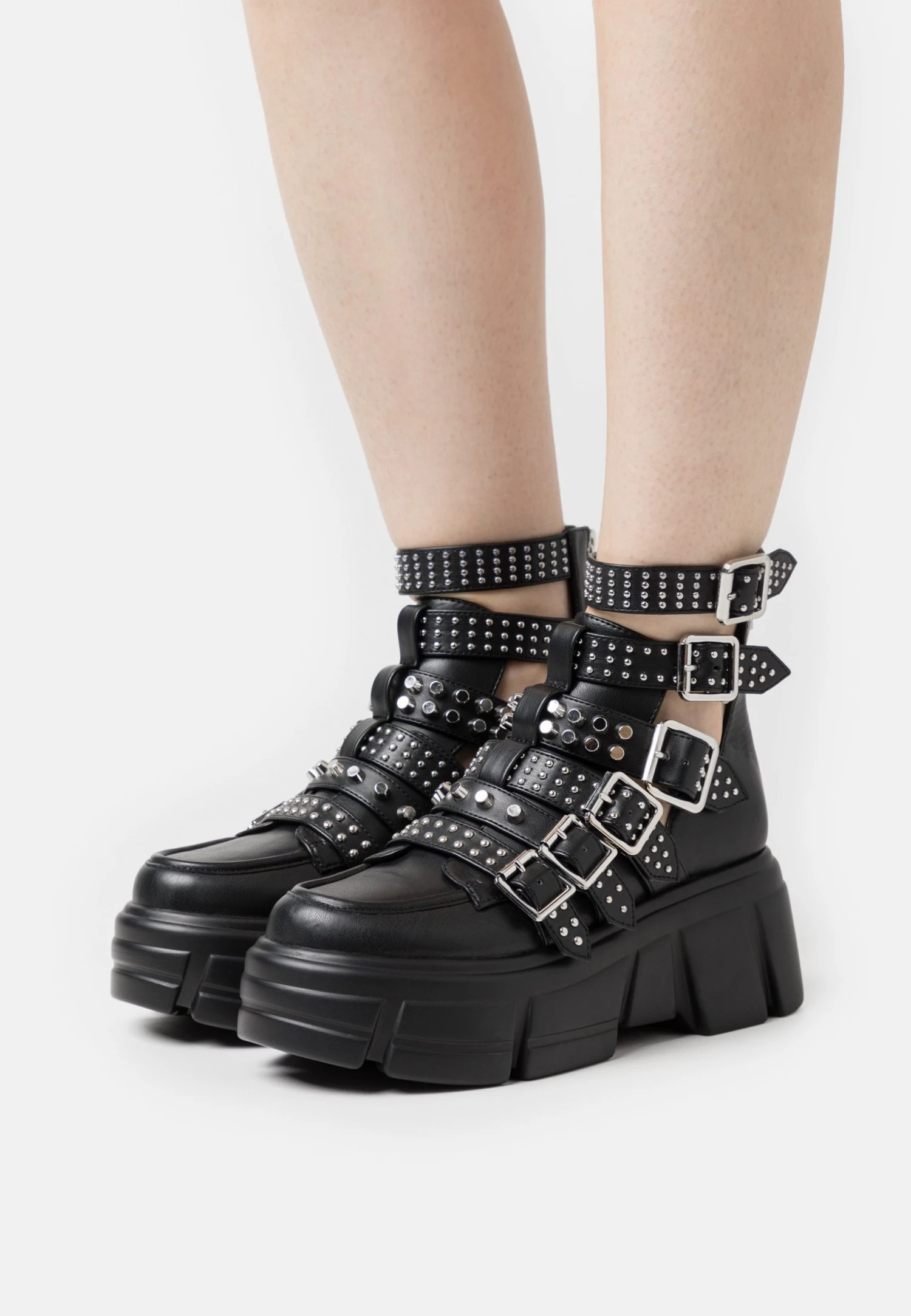 Steve Madden Takecharge - Cowboy-/Bikerlaarsjes - Black